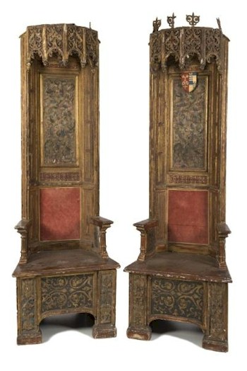 Italian thrones (FS22/974), which are being sold on behalf of the Dean and Chapter
        of Exeter Cathedral and carry a pre-sale estimate of £10,000-£15,000.