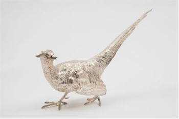 The other large continental silver pheasant (FS22/105; estimate £600-£700) in the silver auction.