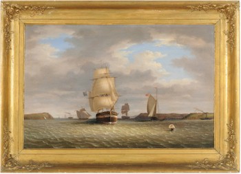 George Mounsey Wheatley Atkinson (1806-1884) - Queenstown, Cork, Picking Up the Pilot (MA14/231) offered in our Maritime Auction starting on 11th June 2014 at our salerooms in Exeter, Devon.