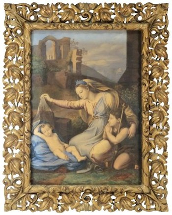 This 19th century copy of Raphael's Madonna of The Veil (EX117/44) carries a pre-sale estimate of £250-£350 in the October 2014 Selected Pictures Auction.