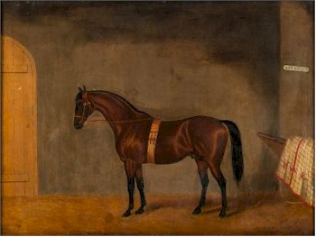 Racehorse in a Stable Interior (EX117/50) is attributed to Edwin Loder (1827-1885)
        and is inviting bids of £200-£300 in the Selected Pictures Auction on Tuesday, 14th
        October 2014 in our Exeter salerooms.