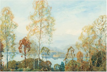 Autumn Morning, Windermere (FS26/498), a watercolour by the artist Alfred Heaton
        Cooper (1864-1929) fetched much more than expected, realising £2,500.