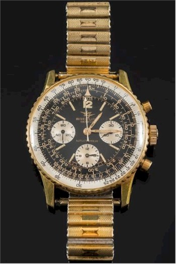A Breitling Gentleman's Gold Plated 'Navitimer' Wristwatch (FS27/162) carries a pre-sale estimate of £1,500-£1,800.