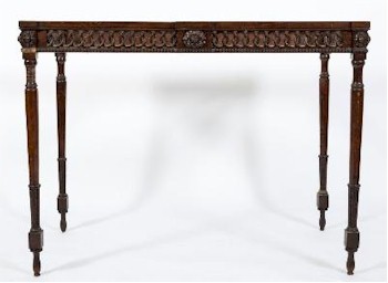 This late 18th Century Italian Carved Walnut Pier Table (FS29/1043) is also from the Rockbeare Manor Collection.