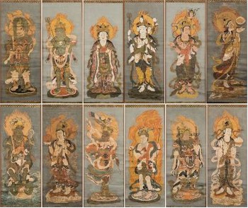 A Rare Set of Twelve Japanese Hand-coloured Woodblock Prints of 'The Twelve Divas', which carry a pre-sale estimate of £6,000-£7,000
        will be auctioned during the two day April 2016 Fine Sale in Exeter on 19th/20th April 2016.