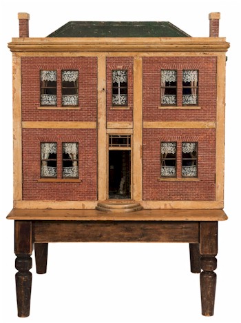 The Works of Art section includes an early 19th Century doll's house (FS32/740) complete with fixtures, furniture and accessories, which is
        estimated at £8,000-£10,000.