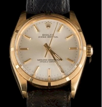 A Rolex Oyster Perpetual Wristwatch (FS34/213), which sold for £1,400 in 2017.