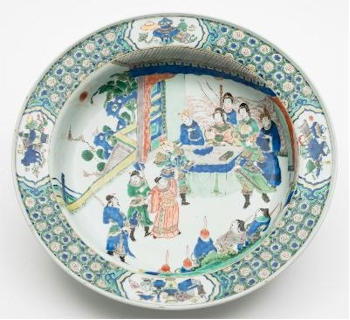 Amongst the oriental ceramics is a large Chinese Famille Verte Bowl (FS35/630), which carries a £3,000-£5,000 pre-sale estimate.