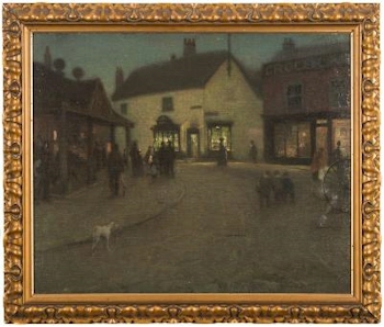 An oil on board by James Hamilton Hay (1874-1916), painted in 1908, found a new owner for £4,000.