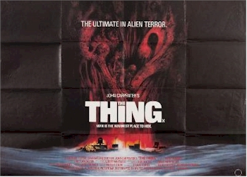 A landscape film poster for The Thing (SC25/1031).