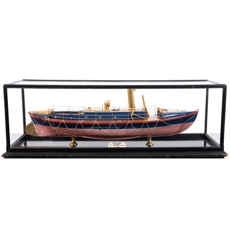 A Fine Builder's R.N.L.I Presentation Scale Model Of The Hydraulic Steam Lifeboat 'City Of Glasgow