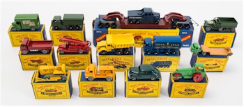 A group of Lesney mint and boxed 1-75 vehicles.