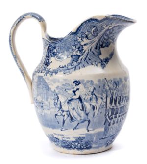 Victoria Review a commemorative pottery jug for an event that never happened.