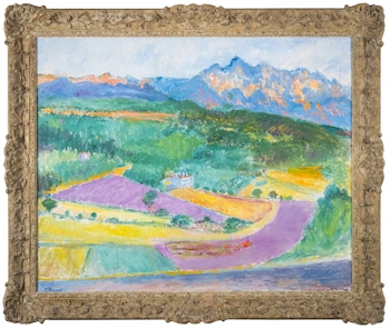 Frederick Gore (1913-2009). Lavender Fields, £6,500 (FS43/409).