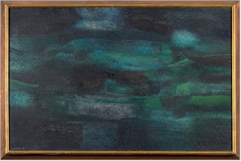 John Drawbridge (1930-2005). Night landscape, £2,000 CC02/352).