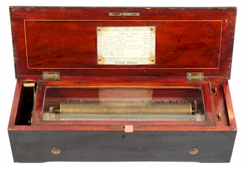 A substantial Nicole Freres musical box.