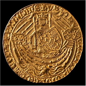 A Henry IV gold Noble (1412-1413), sold for £2,600.