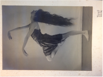 Another black and white photograph of a dancer.