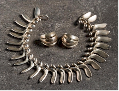 More jewellery pieces by Georg Jensen.
