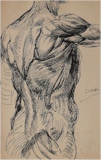 anatomical study by robert lenkiewicz (1941-2002)