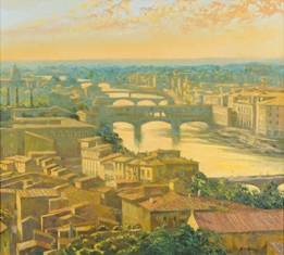 alan cotton - atmospheric view over florence (fs19/289)
