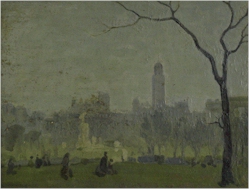 Albert Hindle (1888-1950) - The Green Park (EX32/61). Estimate £80-£120.