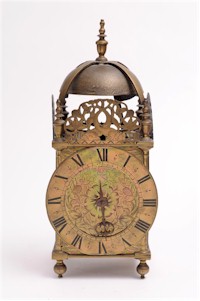 John Ebsworth, 17th century brass lantern clock