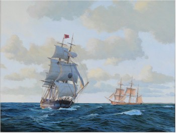 A Maritime Painting by Richard Mark Myers. (FS12/332).