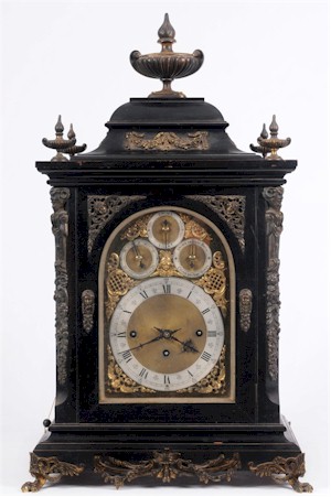 A French bronze and ormolu mantel clock, signed on the dial L'Echopié Jne à Paris, which was offered in
        the Clock Section of our Fine Art Auction in January 2013 and acheived £7,600. (FS17/742).