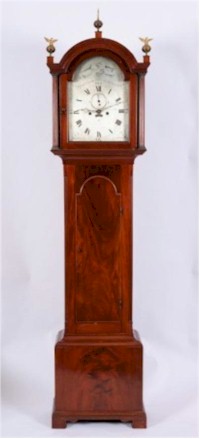The market for longcase clocks has picked up recently, with this Robert Westlake of Plymouth mahogany longcase clock (FS18/774), with a silvered dial, realising £1,150 at
        auction in Exeter.