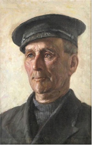 The Merchant Seaman painted by the artist Sidney Percy Kendrick (1955-1974) (HO73/29).