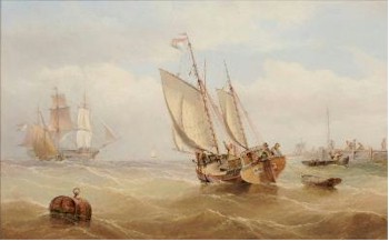 A seascape off the Dutch Coast painted by marine artist Henry Redmore (1820-1887) realised £2,500 at our Exeter salerooms
        in July 2013 (FS19/262).