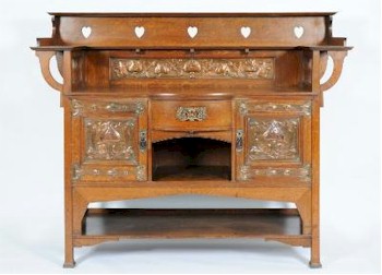 A Shapland and Petter Arts and Crafts sideboard (FS20/1094) is expected to fetch between £3,000 and £4,000.