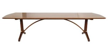 The Australian blackbean wood dining table by Edward Barnsley (FS21/966) is a notable piece of 20th century furniture in the January 2014 auction.