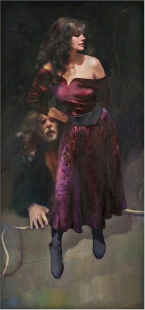 The Painter with Karen (FS22/354) by Robert Lenkiewicz. Estimate: £20,000-£30,000.