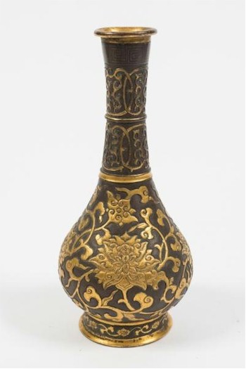 The top lot in the Spring 2014 Fine Art Auction was a Chinese gilt bottle vase that sold for £22,000 (FS22/686) in
        our Exeter salerooms in the South West of England.