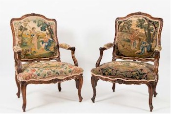 In stark contrast, the furniture auction also includes a pair of 18th century carved walnut fauteuils in the Louis XV taste (FS24/782) with an estimate of £800-£1,200.