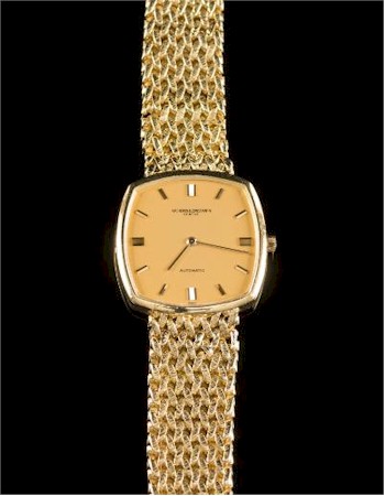 A Vachyeron and Contstantin gentleman's 18ct gold automatic wristwatch (FS25/177) is being offered for auction in the jewellery section of the Fine Sale being
        held at the end of January 2015.
