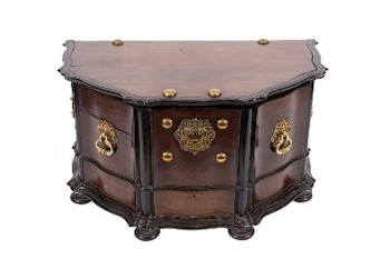 A mid-18th century Portuguese chest (FS25/822), which would fit nicely in a hallway, is expected to fetch £2,500-£3,000.