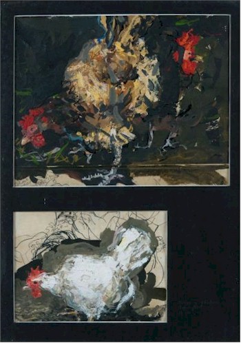 Chickens/Early Study (SF20/95) (1941-2002) is one of the carefully selected pieces
        in the March 2015 sale by the late Plymouth artist Robert Lenkiewicz.