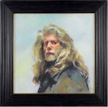 Self-Portrait at Private Studio, Priory Road, Lower Compton (SF20/26) by the late Robert Lenkiewicz in 2000.