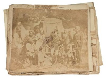 The collection of 19th century photographs of India (BK13/312) sold well for £1,500.