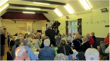 Some of the guests enjoying the Call My Bluff quiz while raising in excess of £900 for the charity.