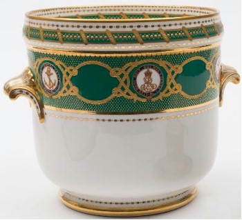 An Ice Pail From the Royal Service of the RY Victoria & Albert III, by Copeland (MA15/9) that is being offered in our Maritime Auction starting on 1st July 2015 at our salerooms in Exeter, Devon.
