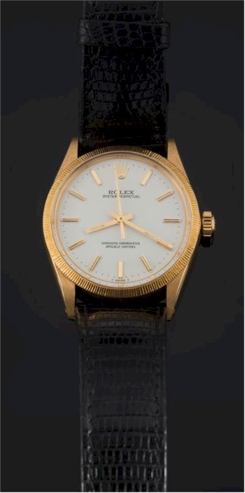 A Gentleman's 'Rolex Oyster Perpetual' Wristwatch (FS27/165) is expected to fetch £1,300-£1,500.