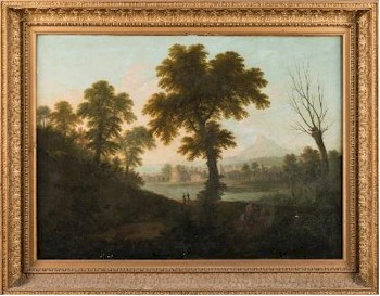 Attributed To Gabriele Ricciardelli (fl 1745-1777) - An Italianate Landscape (FS28/361).