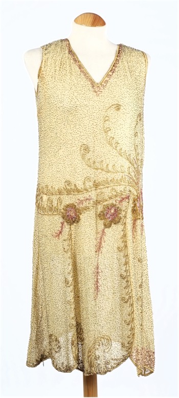 A 1920s 'Flapper' dress - one of several in the sale (SS1/70).