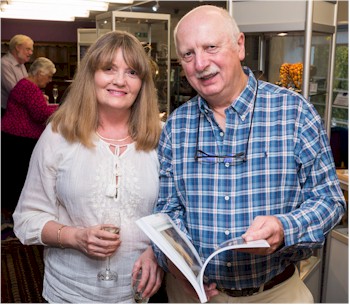 Ann and Colin Dyer leaf through the Bearnes Hampton & Littlewood Autumn 2015 Fine Sale catalogue.
