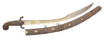 A 17th Century Turkish Kilij (SC22/201) is expected to fetch between £5,000 and
        £8,000 in the May 2016 auction.