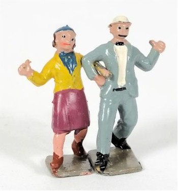 Britains: Lambeth Walk Dancing Couple for the London Musical 'Me and My Girl', issued in 1939 only (SC22/869)